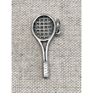 James Avery Sterling Silver Tennis Racket Charm Pendant RETIRED